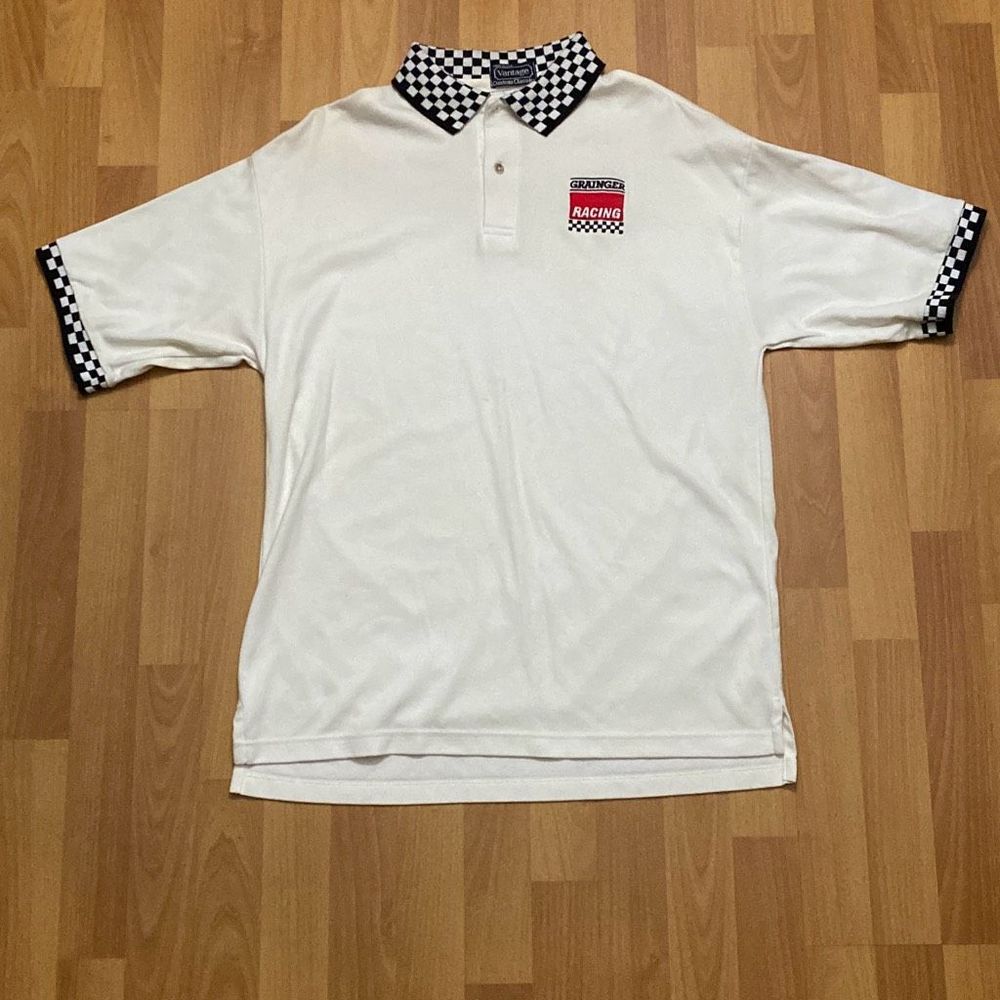 Vintage Grainger Racing Polo Shirt Vantage Custom Classics Men Large